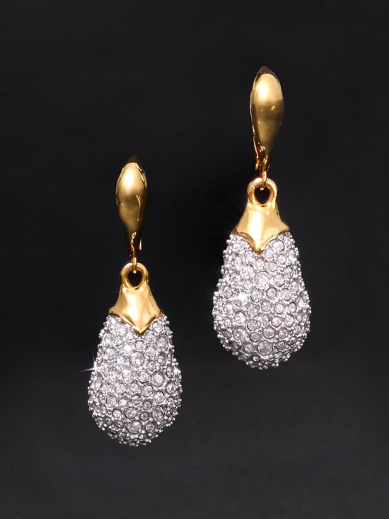 Alexis Bittar Jewelry - Alexis Bittar Solanales Crystal Pavé Teardrop Leverback Earring